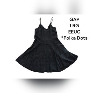 Polka dot dress•GAP•Lrg•EUC